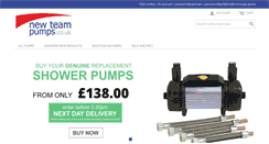 Desktop Screenshot of new-team-pumps.co.uk