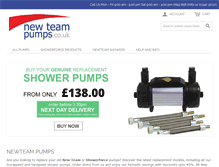 Tablet Screenshot of new-team-pumps.co.uk